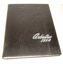 1954 Indiana University Bloomington Arbutus Yearbook Hoosiers Basketball Sports picture