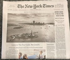 The New York Times Friday September 11 2026 REFLECTIONS ON 9/11 picture