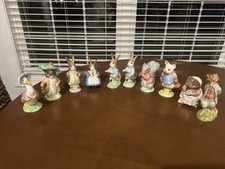 Royal Dalton Beatrix Potter Lot Of 10 Figurines - Excellent Condition picture