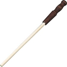 Arkansas Ceramic Knife Sharpening Stick Wood Handle 12