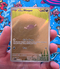 Pokemon TCG Paldean Wooper 221/193 Paldea Evolved IR Holo 2023 EN picture