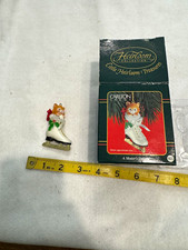 Vtg Carlton Cards Ornament A Skater's Delight Cat Kitten Ice Skate CXOR-176E Box picture