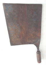 ANTIQUE CLEAVER KNIFE CHOPPER EXTRA LARGE HUGE 16.00 INCH . picture