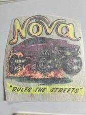 1970 CHEVROLET NOVA VINTAGE BIG DADDY RAT FINK IRON ON TRANSFER T SHIRT picture