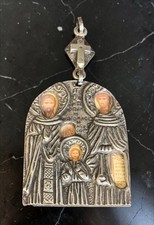 Vintage Eastern Orthodox religious pendant picture