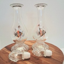 Pair Vintage 1978 Avon Sea Fantasy Bud Vase Decanters Angelfish Shell Stopper picture