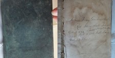 1883 antique MATH BOOK ownd ANNIE MAY GARBER hanover pa ECKERT stove hall school picture