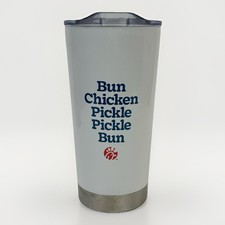 🐔🥪 NEW Chick-fil-A 20oz Stainless Steel Tumbler w/ Lid – Famous Chicken Sandwi picture