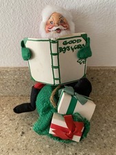 Vintage 1986 Annalee Santa Claus Christmas Boys & Girls List Presents picture
