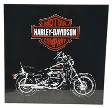 VINTAGE 1980'S HARLEY DAVIDSON MOTORCYCLE CARNIVAL FAIR PRIZE MIRROR 12