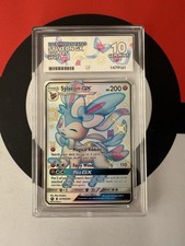 Sylveon GX SV76/SV94 Shiny Vault Hidden Fates Pokemon English ACE 10 GEM 2019 picture