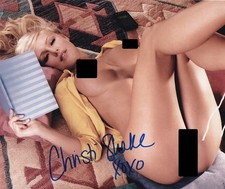 Autographed Playboy Playmate photo:  Miss May 2002 Christi Shake W/COA picture