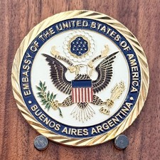 Embassy of the United States Buenos Aires Argentina Challenge Coin  1#32 picture