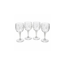 Vintage Princess House Heritage #420 Wine Glasses Set of 4 Original Box picture