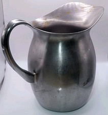 Vintage Vollrath Stainless Steel Pitcher US Military Medical Caduceus picture