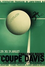 1930s Coupe Davis Tennis Poster🎾 Premium Matte Paper 200gsm 16x24” picture