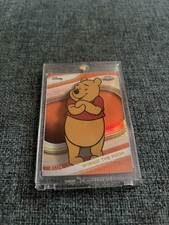 Disney Topps Chrome 2025 Winnie the Pooh Orange Wave 1/25 First Print. picture