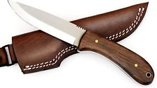Hunting Knife 5''Blade/10''Full-Tang Fixed Blade Rosewood Handle Knife w/ Sheath picture