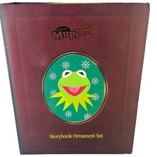 Vintage Disney Storybook Ornament Set Muppets Christmas 2005 READ SEE picture