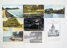 8 Antique Postcards Bridgeport Connecticut 1905-13 Posted Unposted Parks More picture