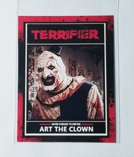 ART THE CLOWN TERRIFIER CUSTOM MADE ART CARD NOVELTY ~ DAVID HOWARD THORNTON picture