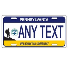 Novelty, Personalized State License Plates-Pennsylvania 2. Three Sizes Available picture