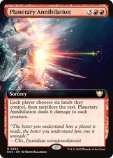 MTG - Planetary Annihilation - Extended Art - Edge of Eternities - Magic picture