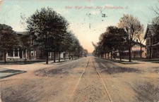 Residences on West High Street, New Philadelphia, Ohio - 1909 Postcard picture