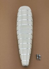 WHITE BANANA SEAT VINTAGE SCHWINN STINGRAY CHOPPER BIKE SADDLE LOWRIDER CRUISER. picture