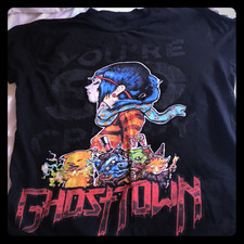 Vintage Ghost Town Band Music Singer Gift Fan Black All Size T- Shirt BS508 picture