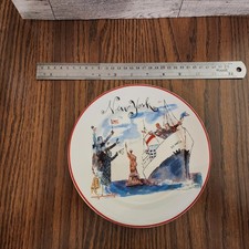 Rosanna Collector Plate Ceramic 10.5