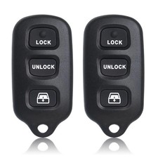 MechanMagic 2PCS Key Fob Remote Replacement Fits for Toyota 4Runner Black picture