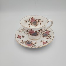 Vintage Royal Adderley Heritage Bone China Teacup And Saucer Set Made in England picture