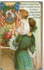  MEMORIAL DAY MILITARY MAN WITH CHILD/ WIDOW (memd10*) picture