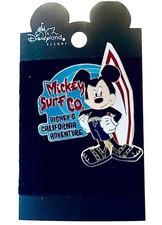 Disney Pin Mickey Surf Co California Adventure Inaugural Year Vintage 2001 picture