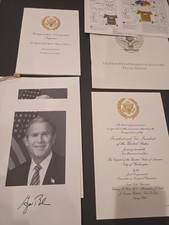 2005 Official Inaugural Invitation President George W. Bush Cheney- Complete Set picture