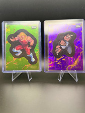 Topps 2025 Marvel Comic Book Heroes 2-Card Lot Sabretooth 6/99, Wolverine 15/75 picture