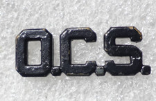 O.C.S. Military Pin Officer Candidate School Black Insignia Badge picture