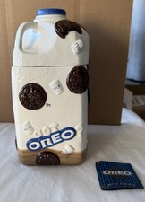 Rare Vintage Nabisco Oreo Cookie Milk Jug Cookie Jar Canister by Houston Harvest picture