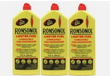 Ronsonol Ronson 12oz Butane Lighter Fuel Fluid For  Zippo Pocket Lighters 3 Pack picture