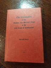 Ritual No.2 Red Cross of Constantine Military Order  Freemasonry masonic/716 picture
