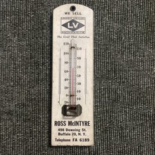 Vintage Lehigh Valley Anthracite Advertising Thermometer Buffalo NY Coal picture