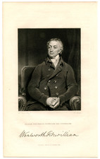 WILLIAM WENTWORTH FITZWILLIAM, British Whig Statesman, 1829 Steel Engraving 9629 picture