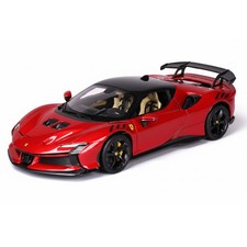 1:18 Metallic Red Alloy Car Model Diecast Ferrari SF90 XX Stradale Collectible picture