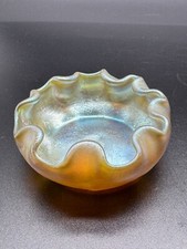 Wonderful L.C.T. Louis Comfort Tiffany Favrile Glass Salt picture
