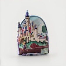 Loungefly RARE Disney Princess Castle Series Sleeping Beauty Mini BackpackAurora picture