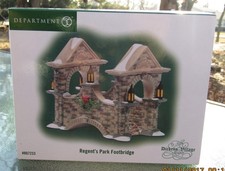 2008 Department 56 The Dicken's Village #807233 REGENT'S PARK FOOTBRIDGE Unused picture