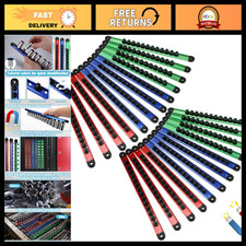 24 Piece Magnetic Socket Organizer Set, Heavy Duty Socket Holder, Sockets Rack K picture