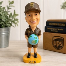 Rare Vintage UPS Employee Bobblehead Worldwide Services ASN Figure Pre-2003 picture