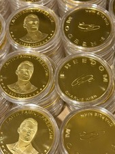Charlie Kirk FREEDOM Coin, 1oz Golden Token, Signed, Turning Point USA 🇺🇸 picture